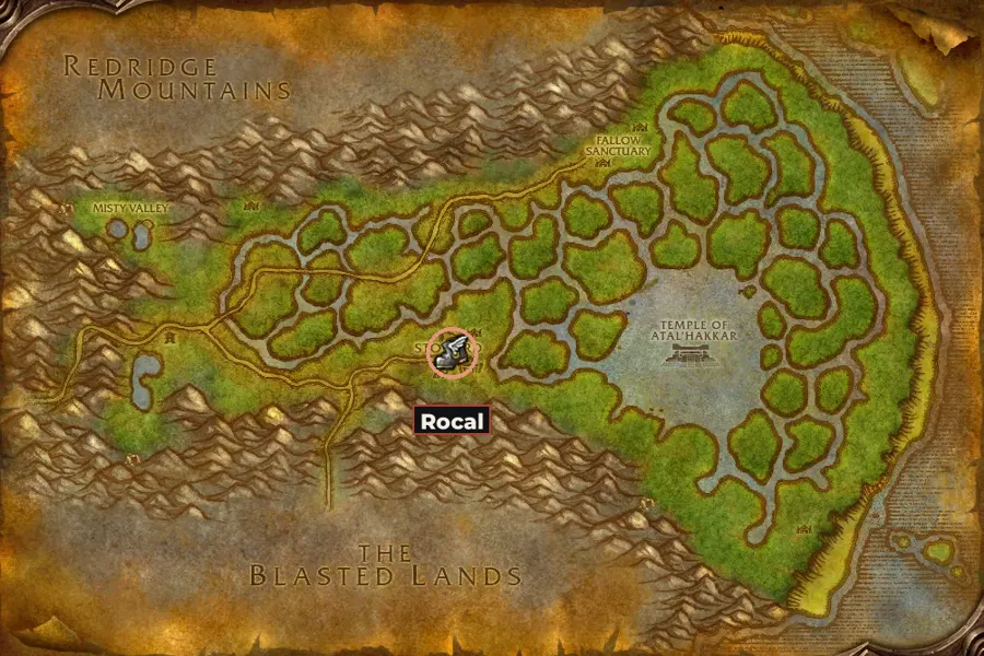 Mapa de Pantano de las Penas con los pueblos de la ruta marcados