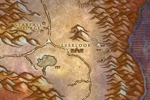 Recorte del mapa de Cuna del Invierno con la posición del libro